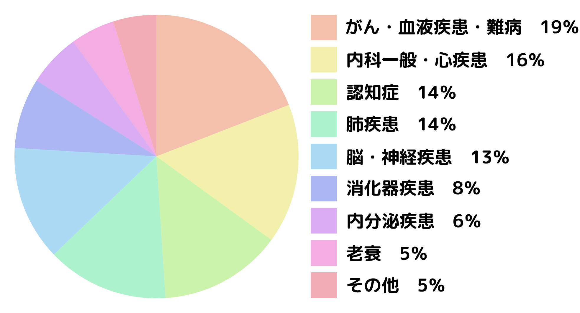 疾患内訳(2025年12月31日)