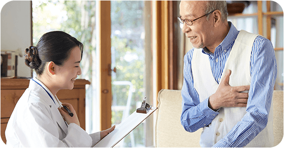 退院後のご自宅での療養が不安な方